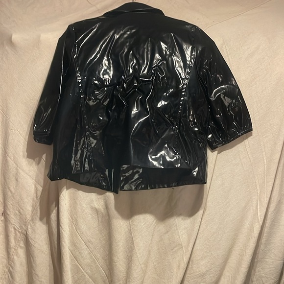 Black patent leather jacket - Picture 2 of 3